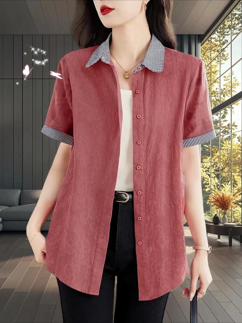 时尚短袖女装新款图片有哪些流行款?-图1 时尚短袖女装新款图片有哪些流行款?-图1