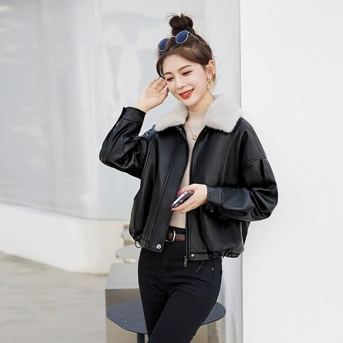 冬季新款女装PU棉袄，保暖显瘦选哪款？-图2