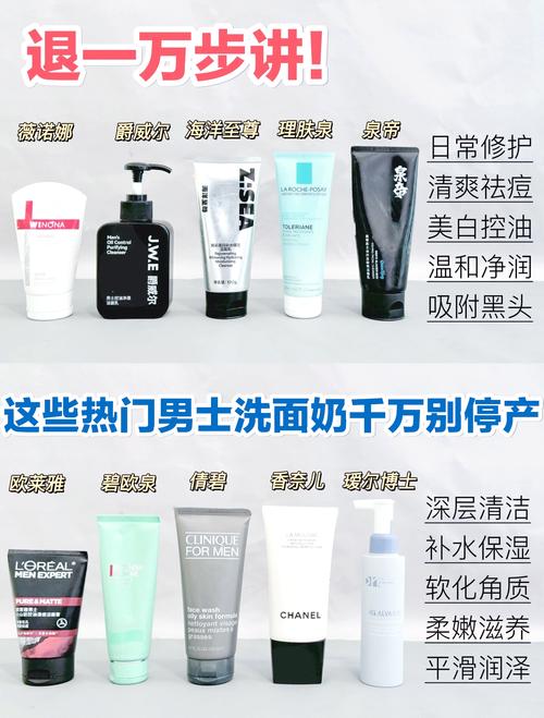 男士祛痘洁面乳怎么选？-图1