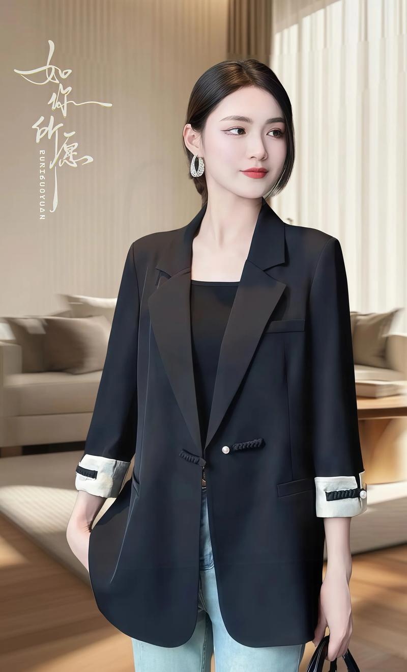 新款短款西装外套，显高还是显腿短？-图1