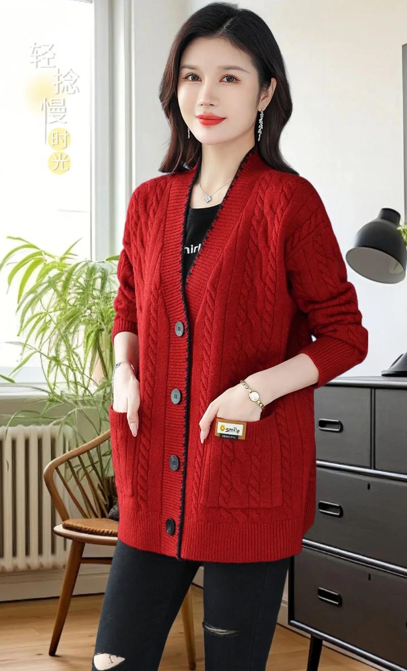 新款女装毛衣外套图片有哪些款式？-图1