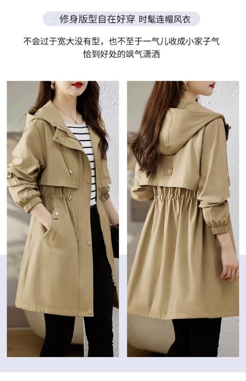 新款风衣女装外套图片有哪些？-图2