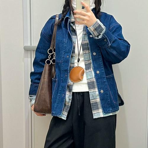 春季新款牛仔上衣，怎么搭才时髦？-图1