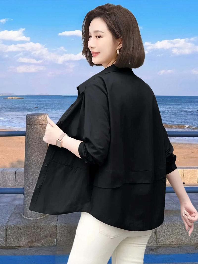 秋季新款休闲外套，怎么选才显瘦百搭？-图1