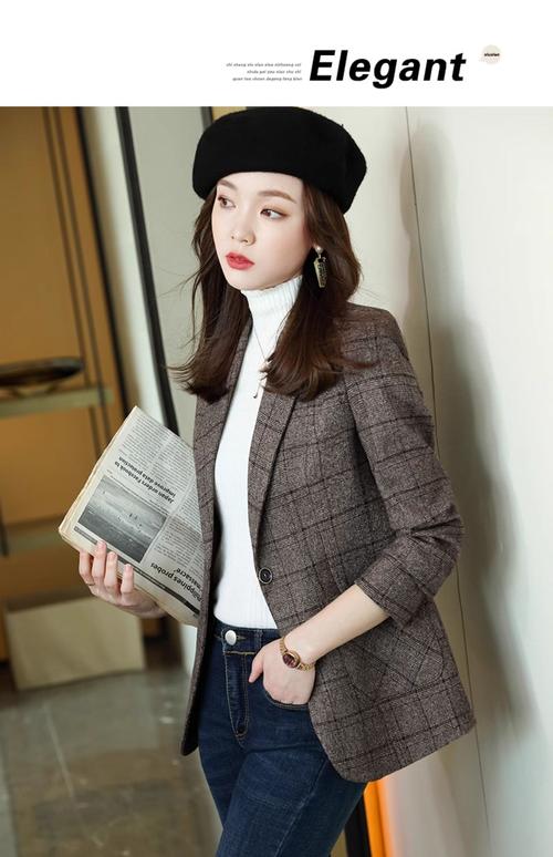 格子西装女如何穿出高级感？-图3