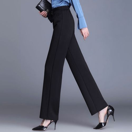 新款女装黑色西裤，显瘦百搭吗？-图2