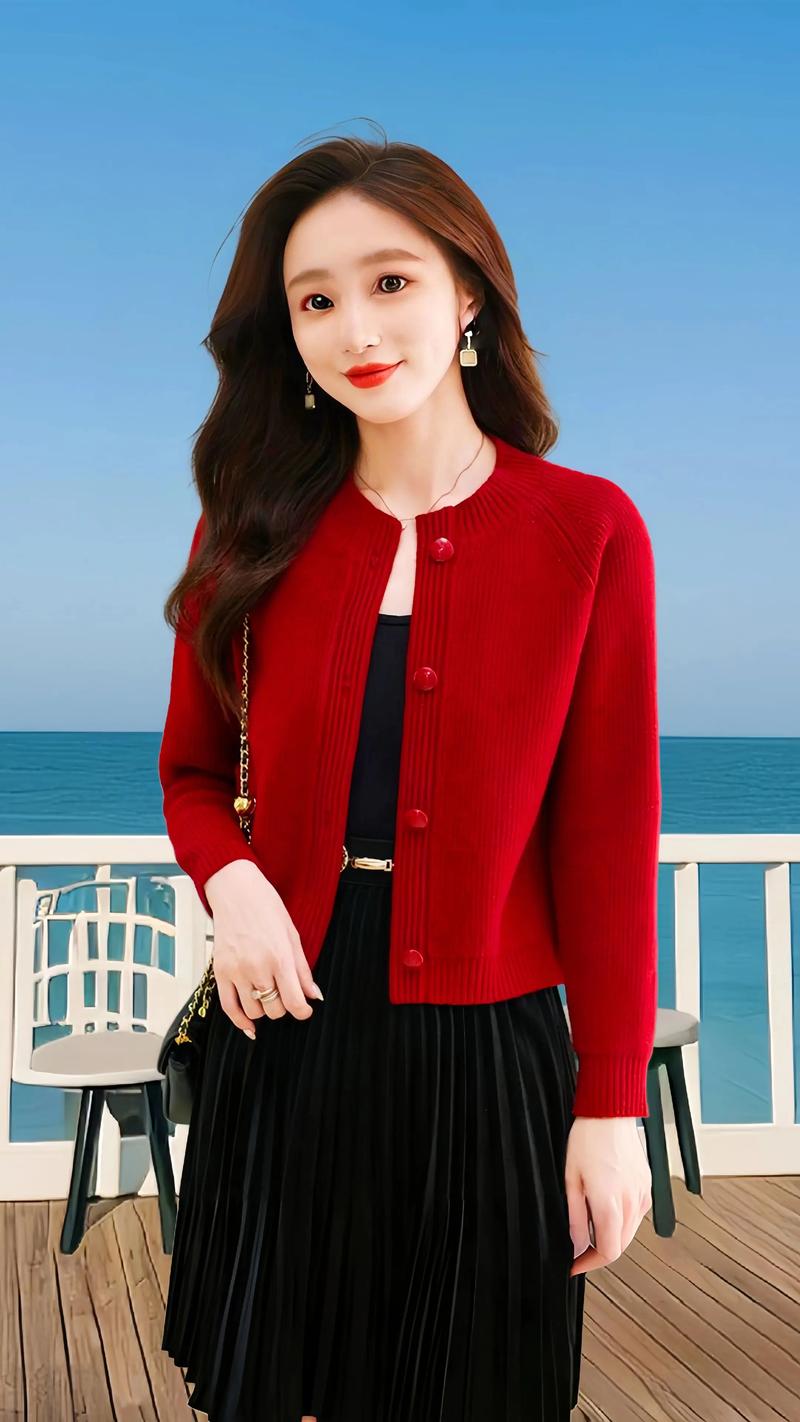 新款毛衣外套女装，搭配与选购指南？-图2