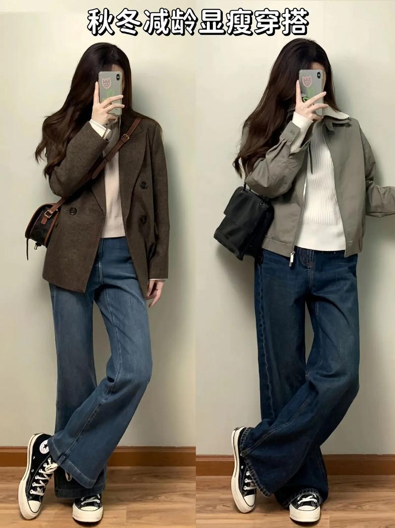 秋冬女装时尚搭配图，怎么搭才显瘦又时髦？-图2