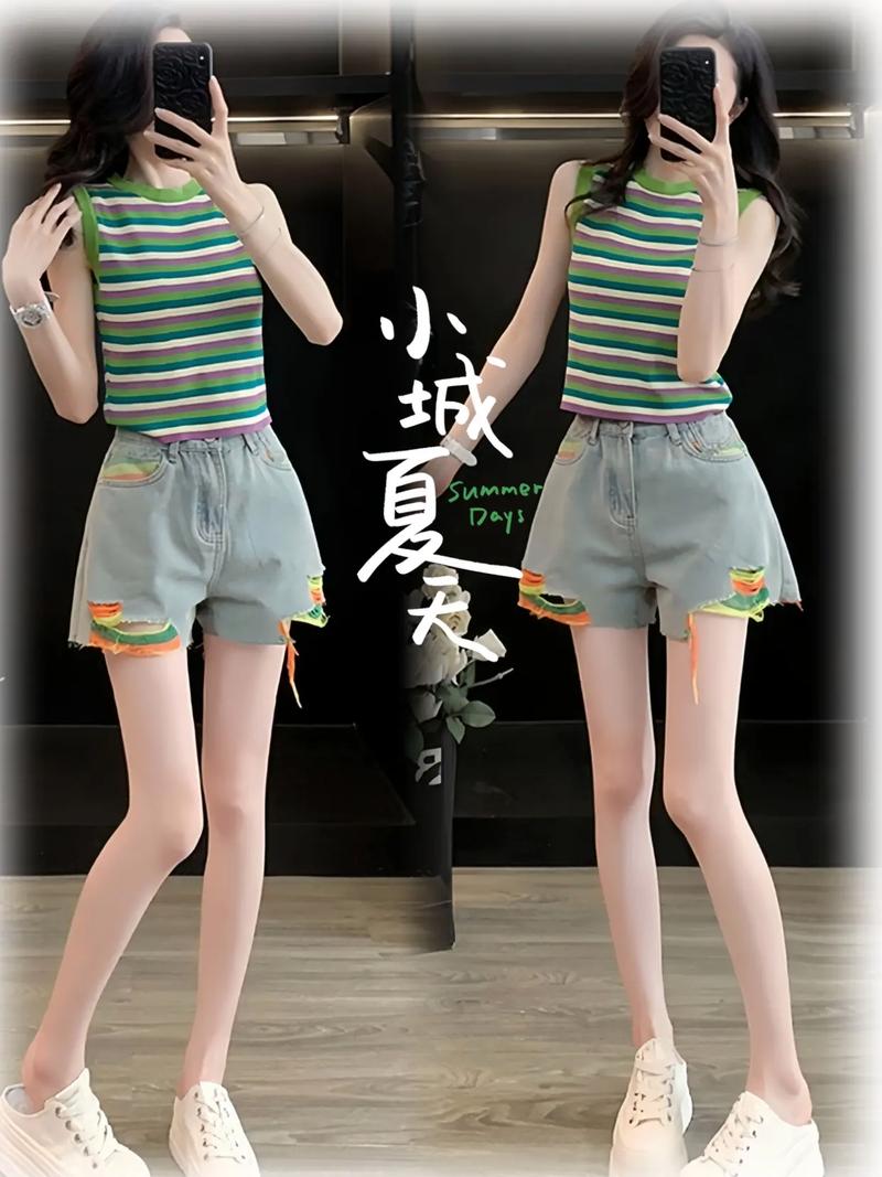 夏季新款女装短袖短裤，怎么搭配更出彩？-图2