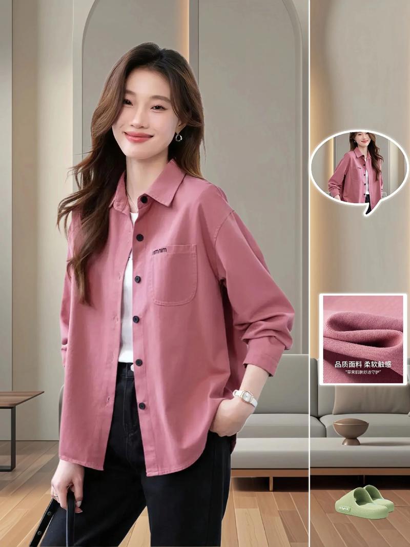 秋天衬衣女装图片有哪些流行款？-图1