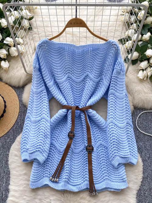 秋冬女装镂空毛衣价格多少？-图2