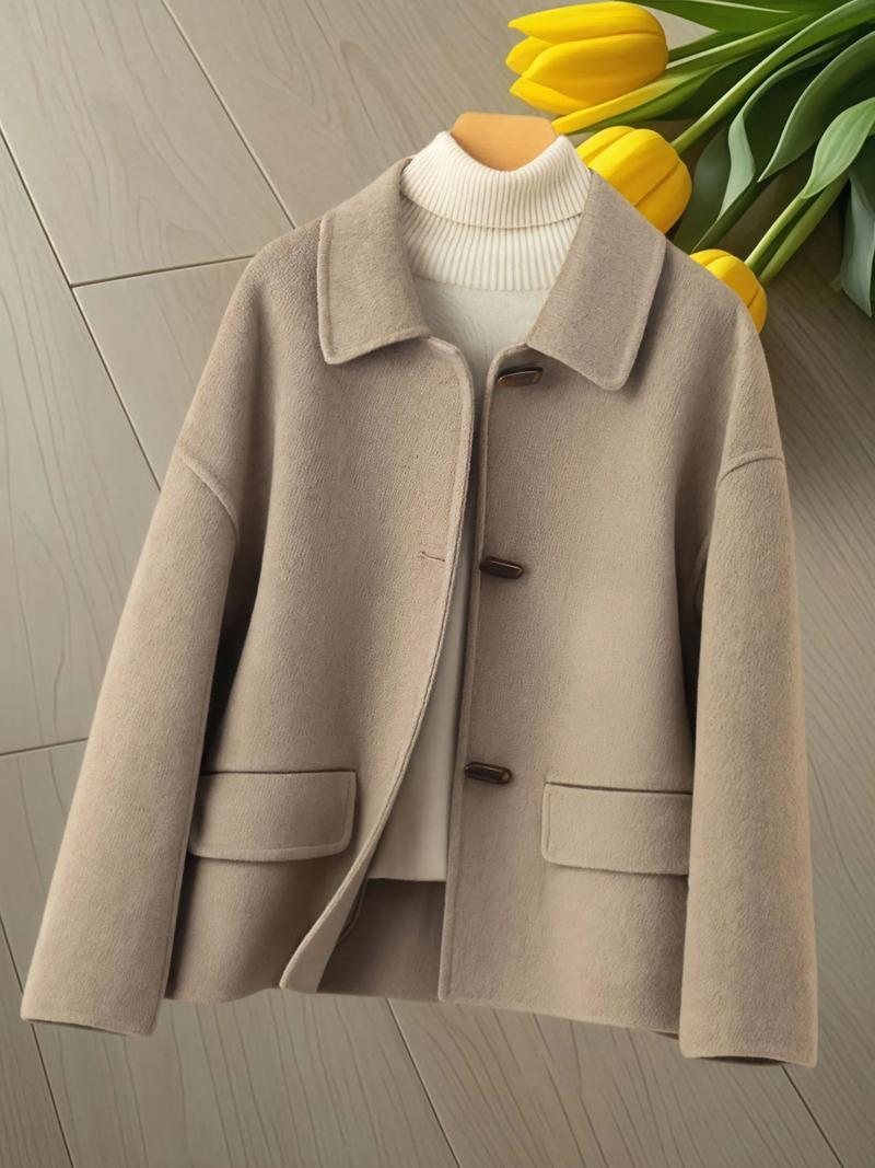 春夏短款毛呢外套，怎么选才显瘦？-图2