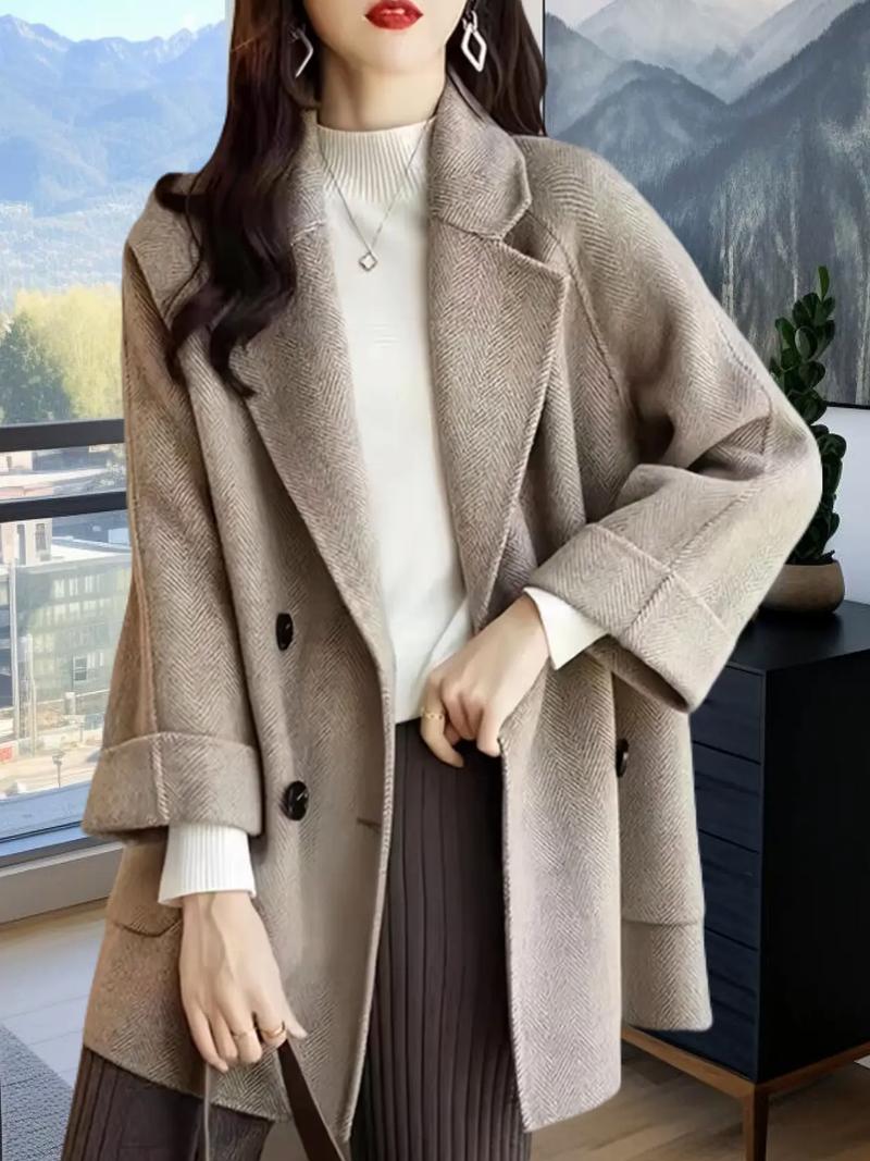 今年流行什么款式的女装毛呢？-图1