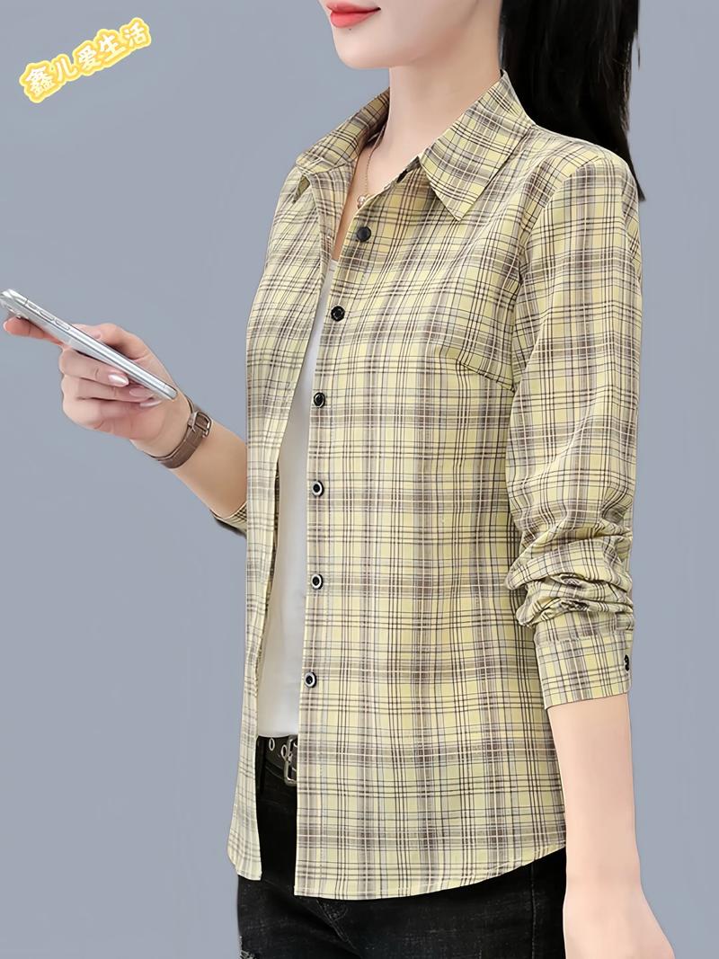 纯棉格子衬衫加厚适合什么季节穿？-图1