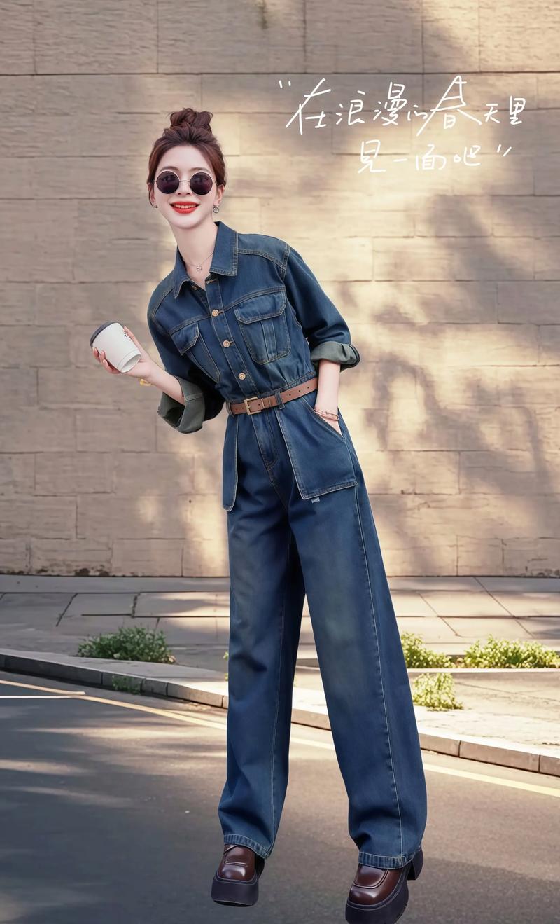 时尚牛仔女装图片大全有哪些款式？-图2