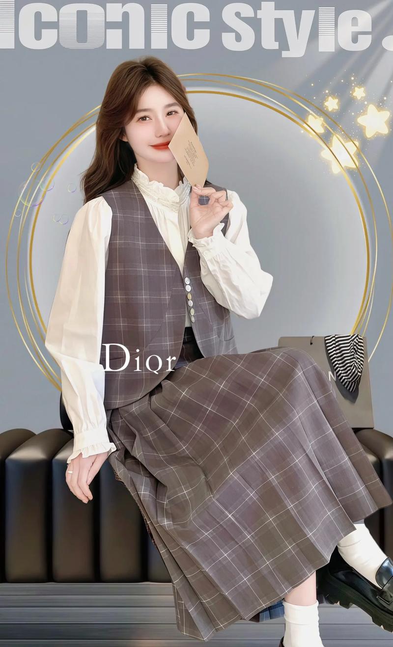 春装新款女裙，马甲设计怎么搭更出彩？-图2