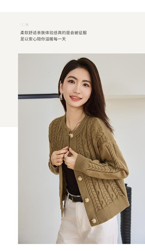 开衫毛衣女装秋冬短款-图2