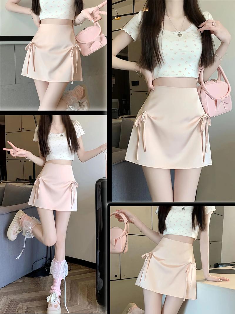 夏季短裙怎么搭好看？-图1