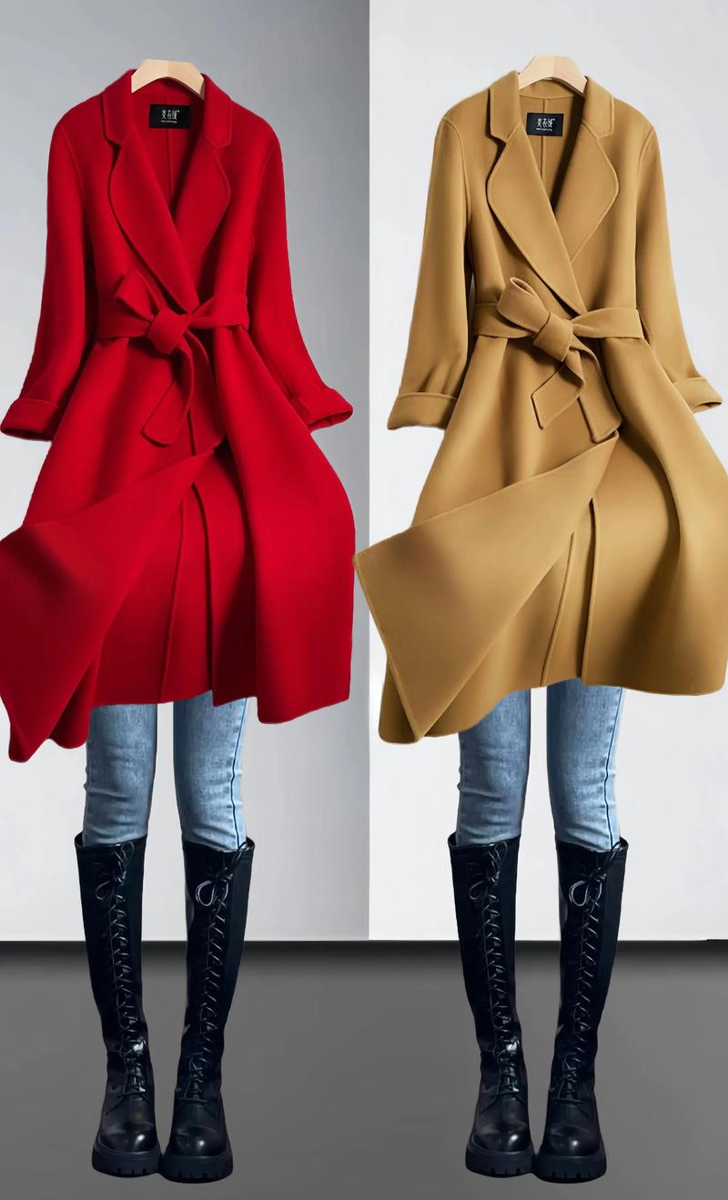 女装羊毛大衣图片怎么选？-图2