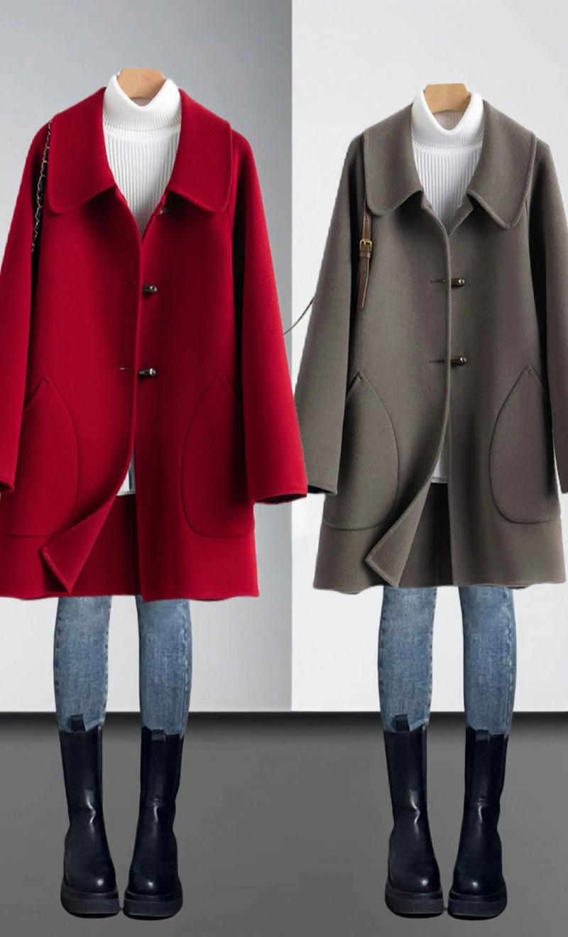 女装羊毛大衣图片怎么选？-图1