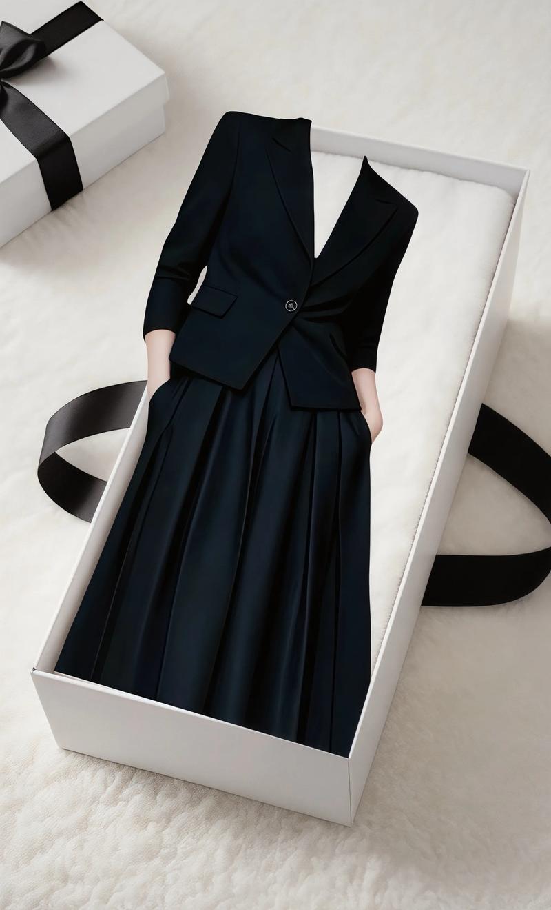 哪种西服裙款最显瘦显气质？-图2